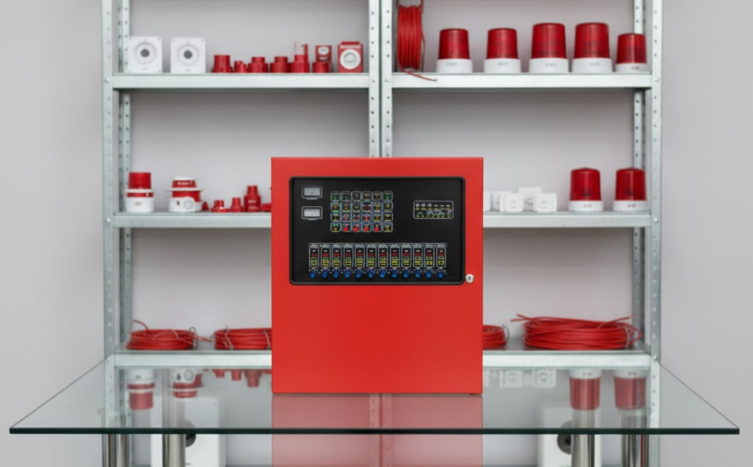 High-performance fire alarm panel for smart and networked building fire safety systems.