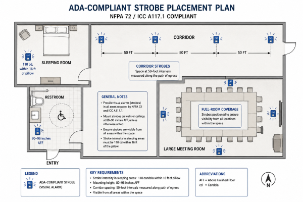 ADA Fire Alarm Requirements: Visual Notification Devices and Compliance