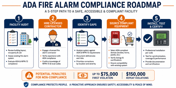 ADA Fire Alarm Requirements: Visual Notification Devices and Compliance