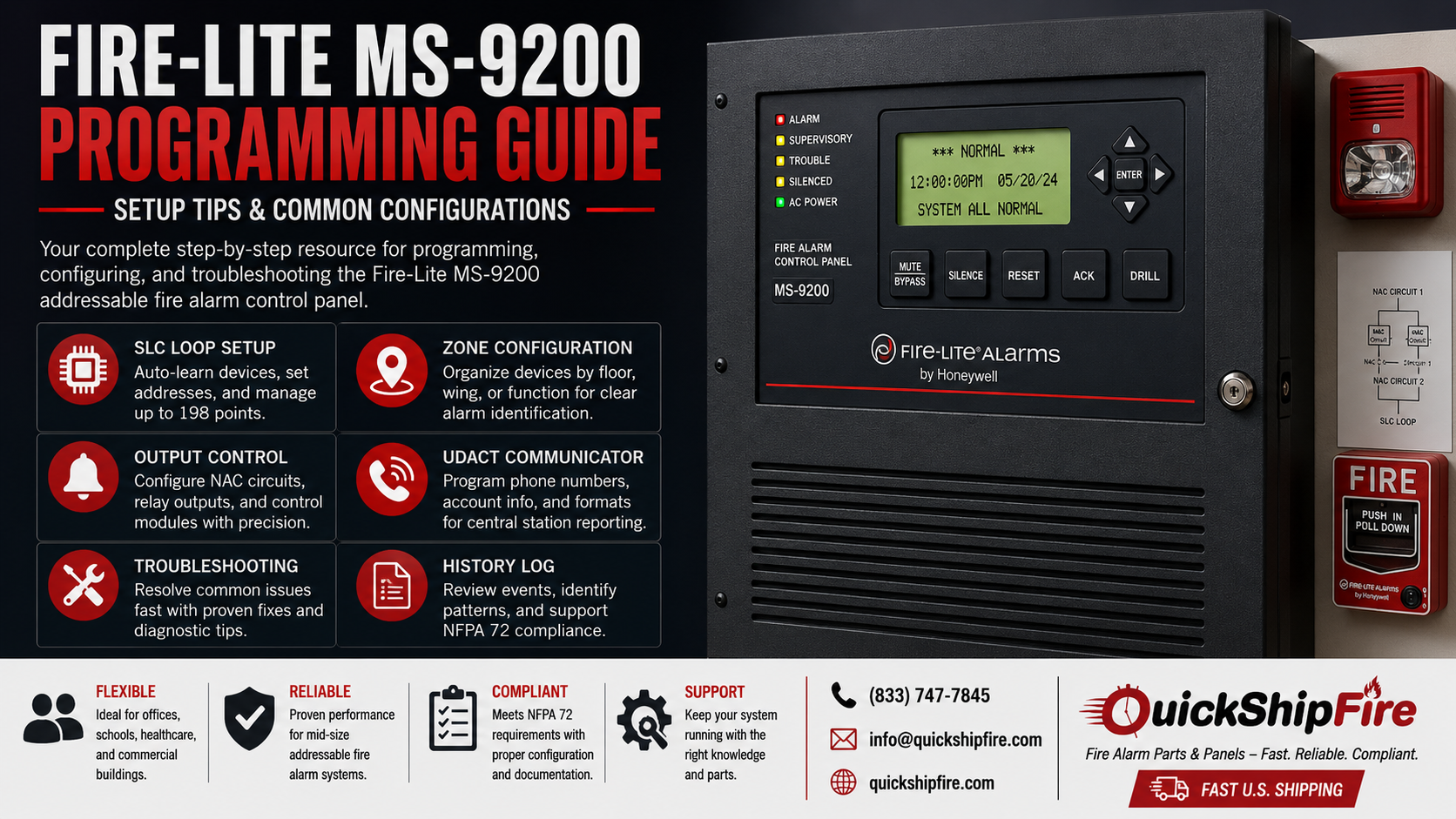 Fire-Lite MS-9200 Programming Guide: Setup Tips and Common Configurations