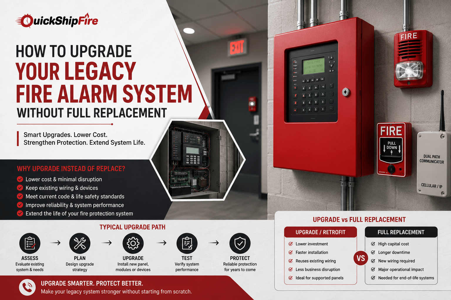 How to Upgrade Your Legacy Fire Alarm System Without Full Replacement