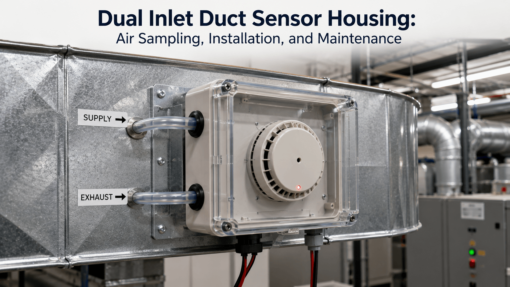 Dual Inlet Duct Sensor Housing: Air Sampling, Installation, and Maintenance