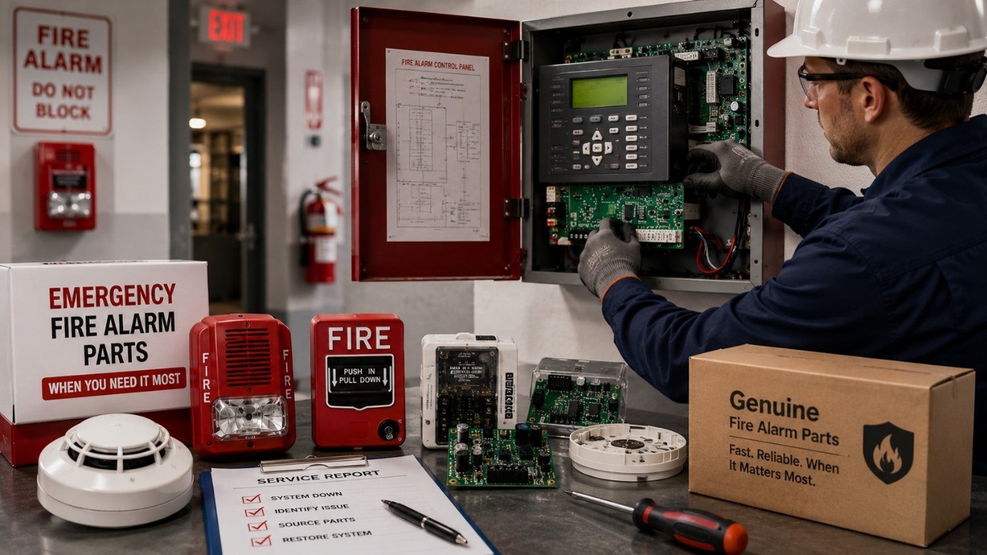 Emergency Fire Alarm Parts: What To Do When a System Is Down