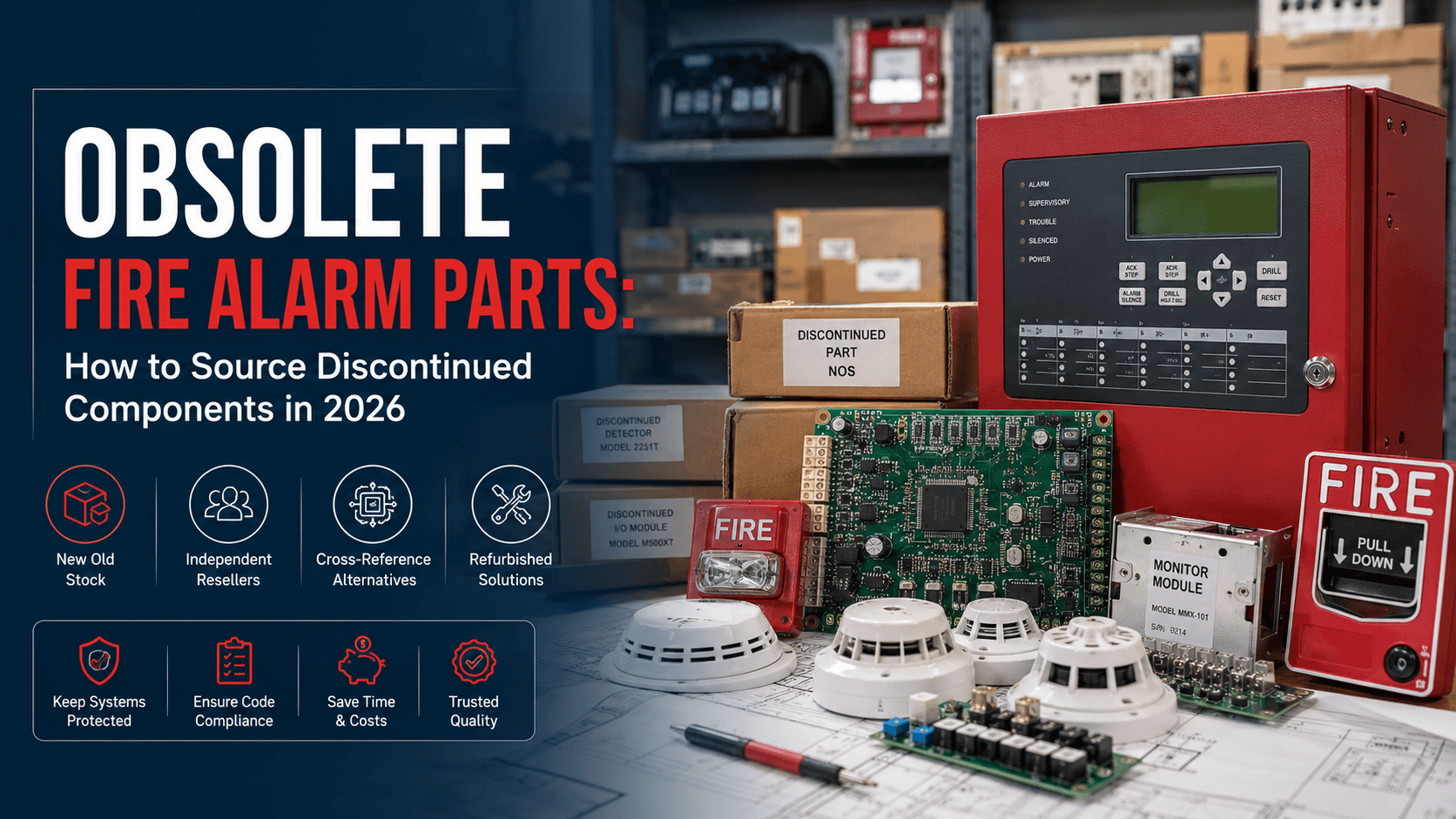 Obsolete Fire Alarm Parts: How to Source Discontinued Components in 2026