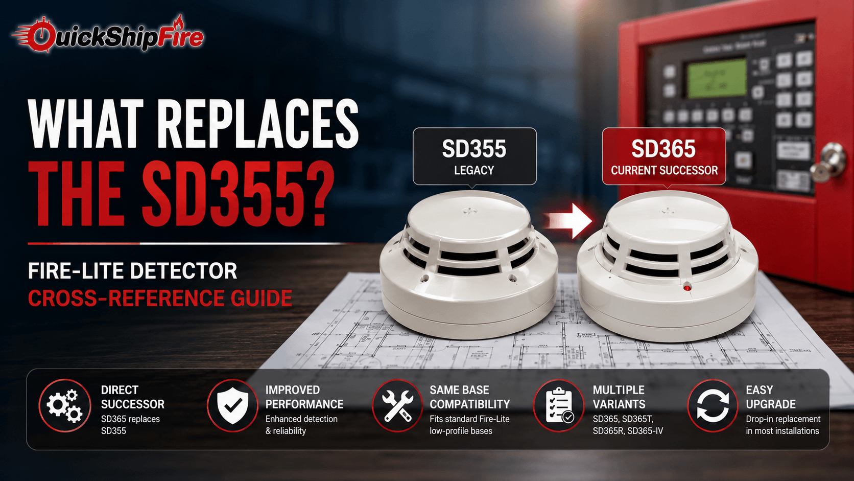 What Replaces the SD355? Fire-Lite Detector Cross-Reference Guide