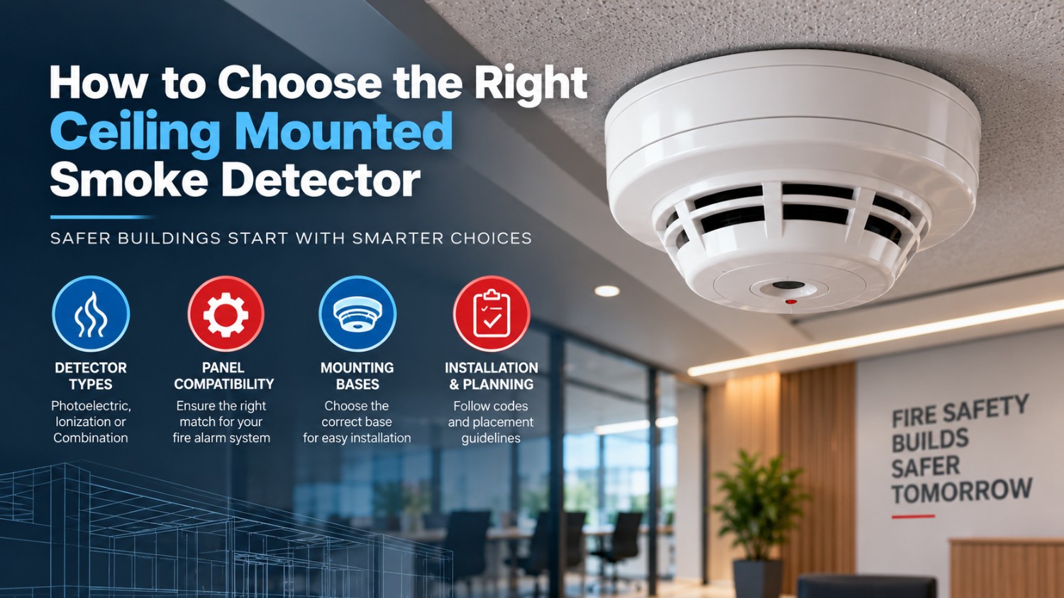 How to Choose the Right Ceiling Mounted Smoke Detector