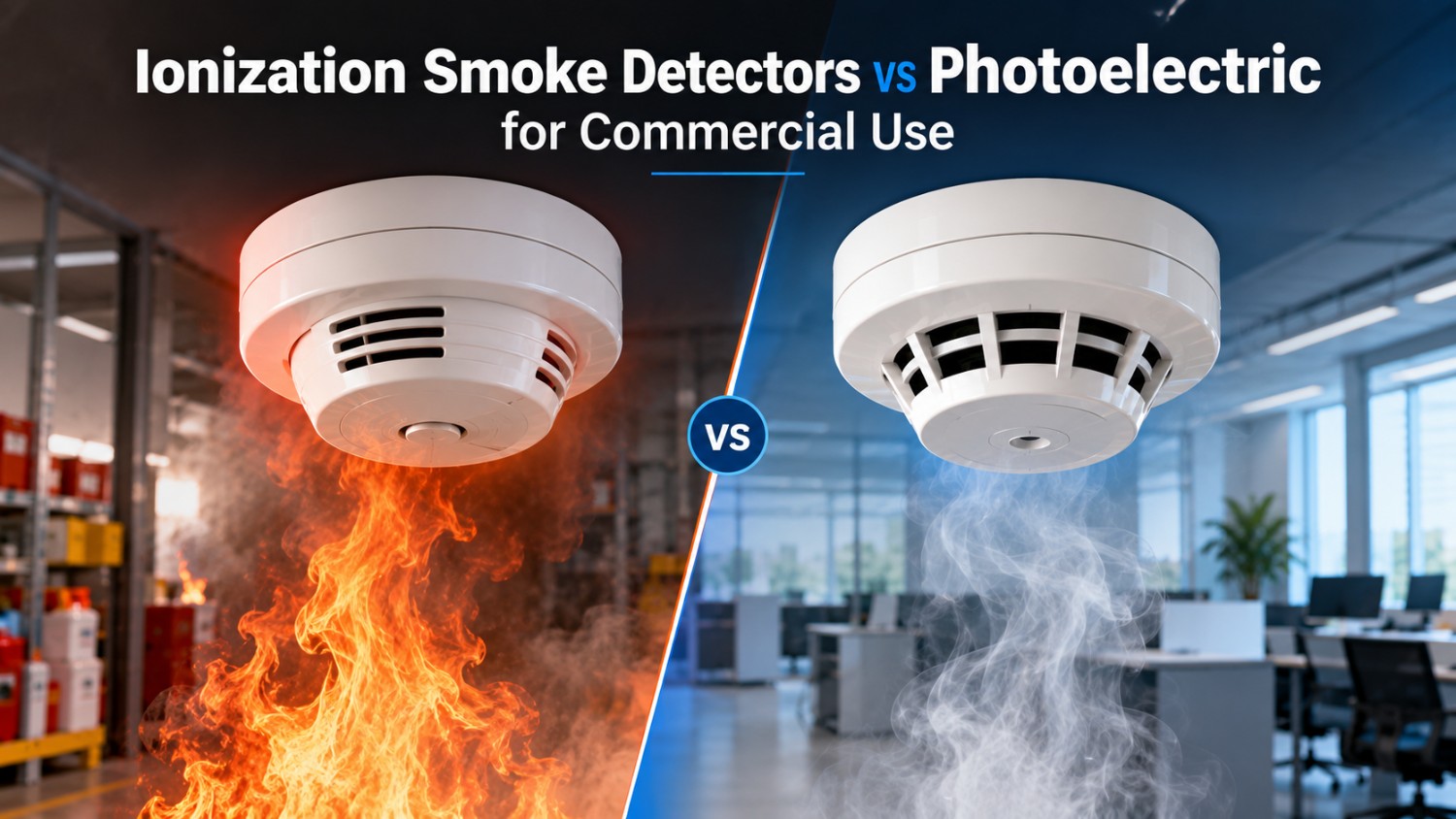 Ionization Smoke Detectors vs Photoelectric for Commercial Use