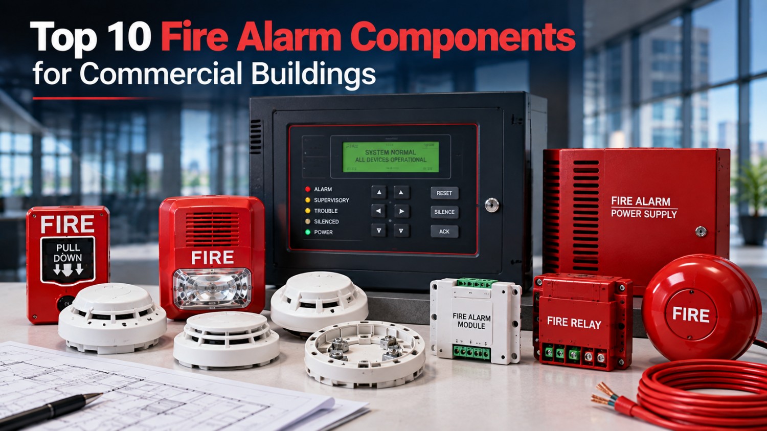 Top 10 fire alarm components for commercial buildings