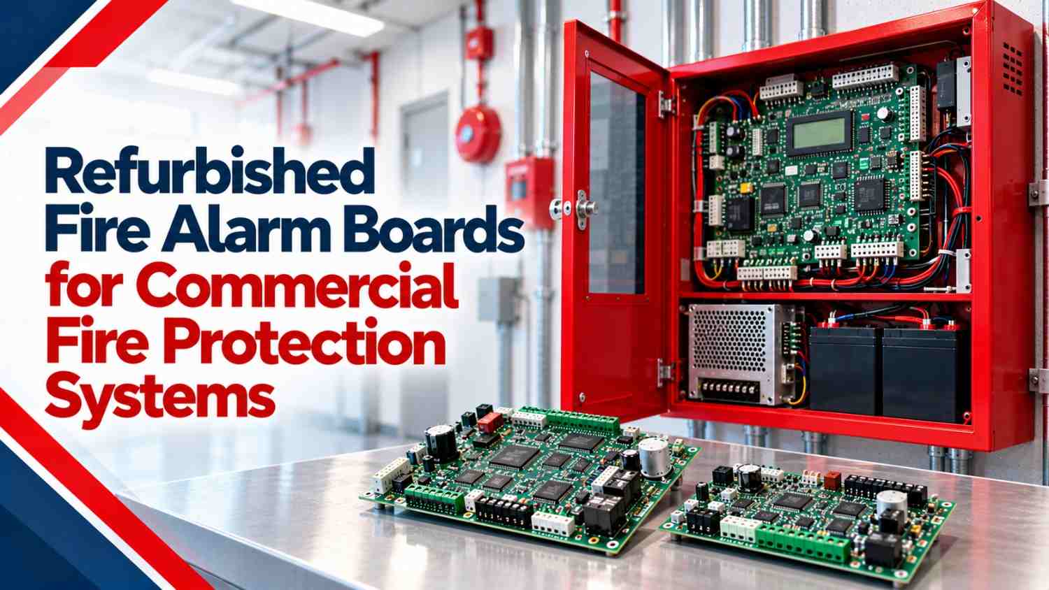 Refurbished Fire Alarm Boards for Commercial Fire Protection Systems